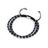 Trinité | Licorne Argent x Gunmetal | Bracelet Triple Rang